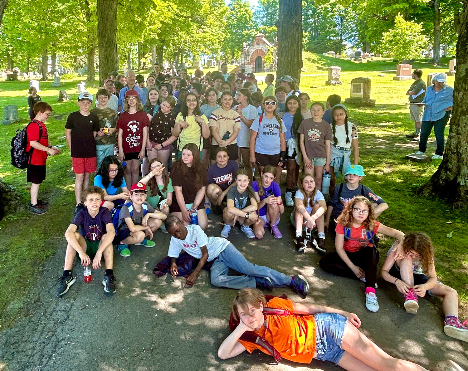 Potsdam Sixth Graders Tour Bayside Cemetery - North Country Now